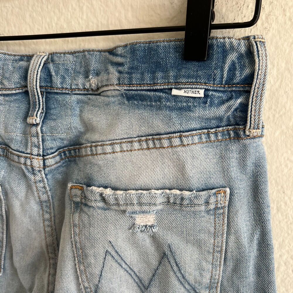 MOTHER SUPERIOR The Tomcat High Rise The Confession Light Blue Jeans Womens 29 - Picture 8 of 11
